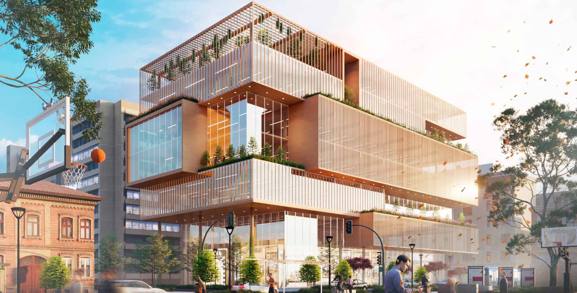 Mixed-use urban development